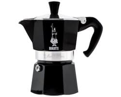 Bialetti Moka Express - Percolator - 3 kops - Aluminium - Zwart