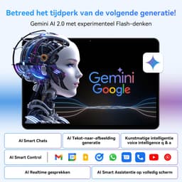 ExcitPower T80 - Tablet - 18GB RAM - 128GB ROM - 6000mAh - Android 16 - Bluetooth 5.0 - Grijs — thumbnail 5