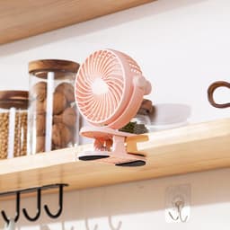 USB-ventilator, draagbare mini-ventilator met clip en 3 snelheden — thumbnail 3