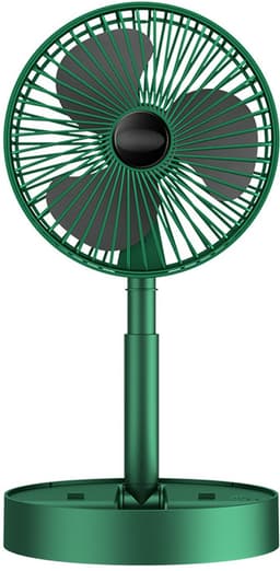 Uitschuifbare opvouwbare draagbare ventilator voor thuis, slaapzaal, drie snelheden, bureauventilator — thumbnail 1