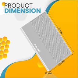 Externe Harde Schijf - Draagbare Opslag - Bestanden Opslaan - Snelle Dataoverdracht - 1 TB - Zilver — thumbnail 4