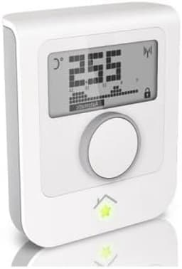 Slimme Kamerthermostaat - Temperatuurregelaar Verwarming - Energie Besparen - App Bediening - Rechthoekig - Wit — thumbnail 1