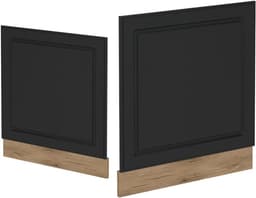 Vaatwasser Frontpaneel - Keukenpaneel Deurfront - Keuken Upgraden - Aanpasbaar Ontwerp - 60 cm breed - Antraciet — thumbnail 5