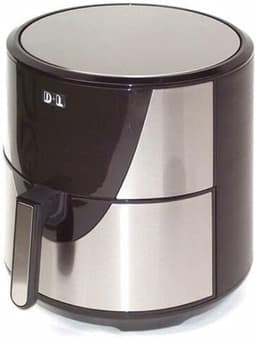 Heteluchtfriteuse XXL - Airfryer Frituurpan - Gezond Koken - 8 Liter Inhoud - 1700 Watt - Roestvrij staal — thumbnail 4