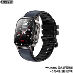 Remax WATCH19 - Smartwatch - 4G - Android - 2GB + 16GB - Bellen zonder telefoon - Zwart — thumbnail 1