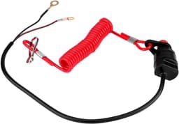 SnelShoppen - Snijcircuitschakelaar Boot, Motor, Grasmaaier met Lanyard Koord - Hoogwaardige Waterdichte Veiligheidsstopknop voor ATV's en Motorrijden — thumbnail 3