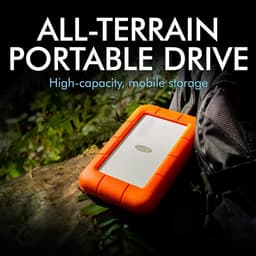 Externe Harde Schijf - Mobiele Opslag - Data Back-up - Waterdicht en Schokbestendig - 4 TB - Oranje — thumbnail 3