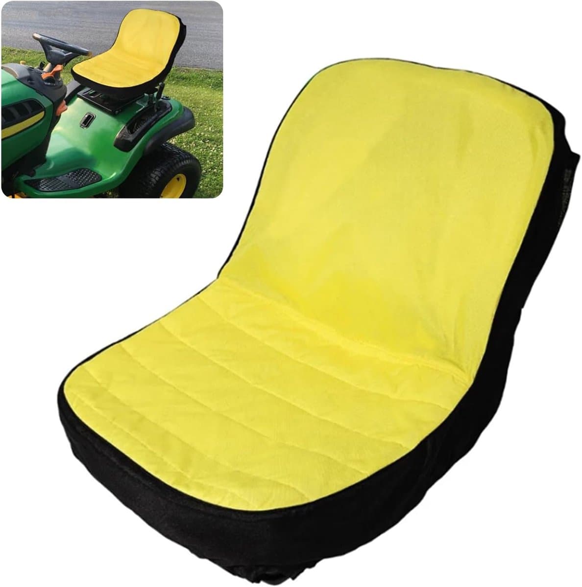 Thijox - Aisny Stoelbekleding voor zitgrasmaaiers, Weerbestendige Grasmaaier Stoelhoes LP92334, Bescherming voor John Deere Grasmaaier en Gator tot 45 — afbeelding 1