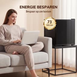 Minikoelkast 44 L- Regelbare thermostaat - Stil 35 dB - Voor kantoor en slaapkamer — thumbnail 3
