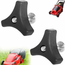 SnelShoppen - Universele Grijphandgreep voor Grasmaaier met Bevestigingsbouten, Ergonomisch en Duurzaam, 2 Stuks, Tuinaccessoires, Vervangonderdelen v — thumbnail 1
