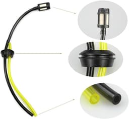SnelShoppen - Pack van 5 Brandstoffilters, Flexibele Vervangingsslangen voor Bosmaaiers, Kettingzaag, Grasmaaier, Filter Slangen voor Tuinmachines — thumbnail 2