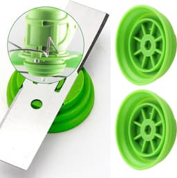 SnelShoppen - 3Pcs Molenblad Basis Plastic Deksel Voor Grasmaaier Blad Houder Voor Draadloze Tuin Gereedschappen 64x20mm Groen - Bescherming, Geluidsr — thumbnail 5