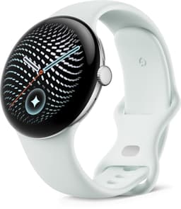 Google Pixel Watch 5 - smartwatch - 45 mm - Wifi - Zilverkleurig/wit - sportbandje — thumbnail 3