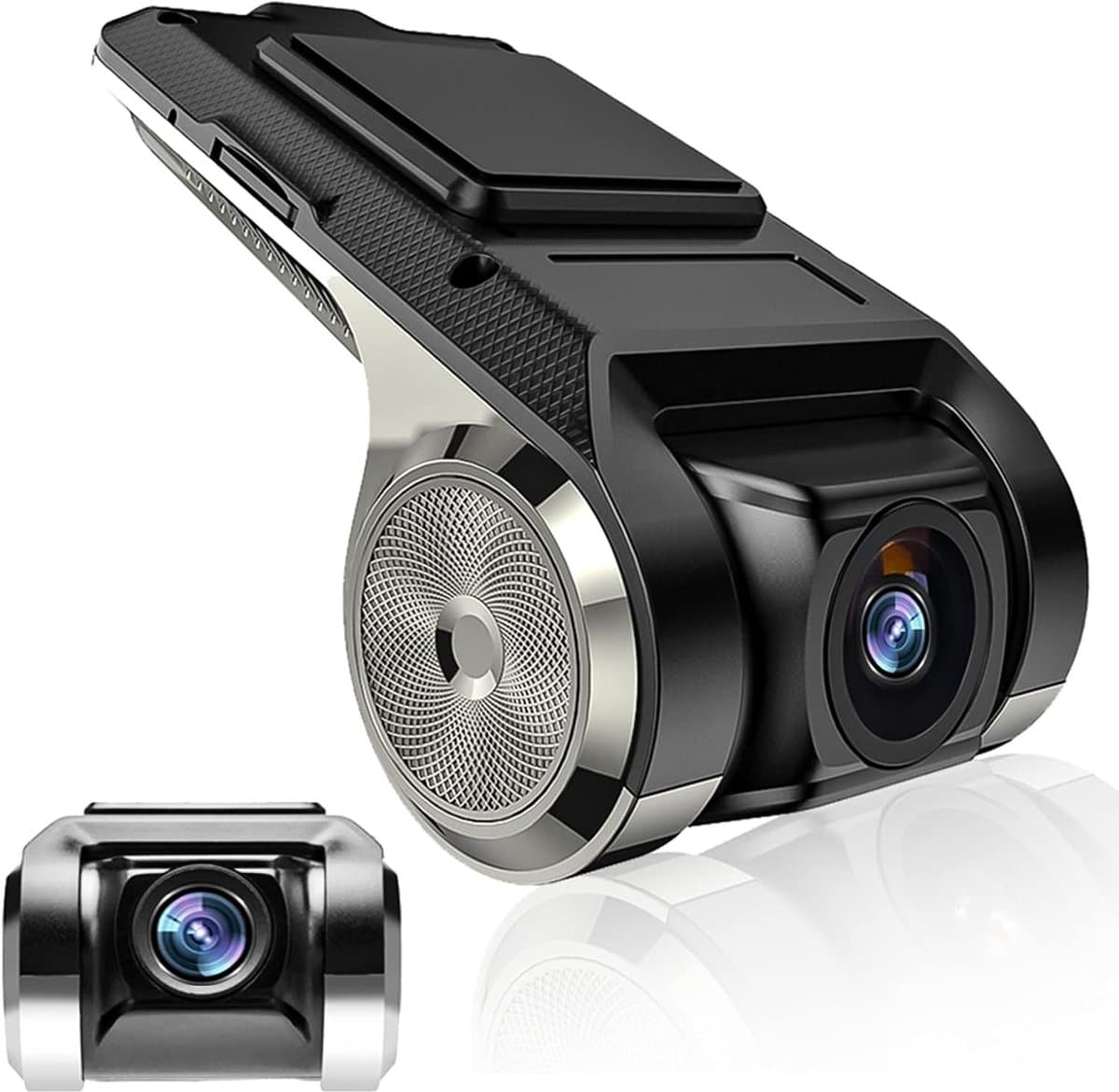 Dashcam voor auto - Zwart - 170° groothoeklens - HD Nachtzicht en G-sensor - Voor Android Autoradio — afbeelding 1
