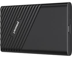 Externe SSD - Draagbare Opslag - Snelle Data Transfer - Aluminium Behuizing - 960GB - Zwart