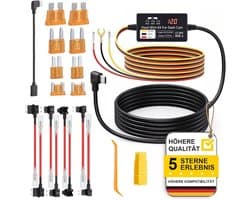 Dashcam Hardwire Kit - USB-C - 24-uurs Parkeermodus - Laagspanningsbeveiliging - Voor Alle Voertuigen