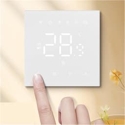 Slimme Thermostaat - Digitale Regelaar - Vloerverwarming Regelen - App Bediening Mogelijk - 3A - Wit — thumbnail 4