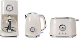 Koffiezetapparaat - Crèmewit - Retro Design - 900 Watt - Voor 4-12 Kopjes — thumbnail 5
