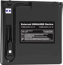 Externe DVD Brander - Optische Drive - Data Archiveren - USB 3.0 Connectie - 2.5 Inch - Gestreepte Model — thumbnail 4