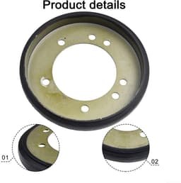 Dailygoods- Grasmaaier Schijf Aluminium - Rotary Drive Disc - Vervangt Ariens 09475300 - Voor Homelite/Jacobson - Voor Murray 35550 - Lichtgewicht Materiaal - Maaier Schijf — thumbnail 3