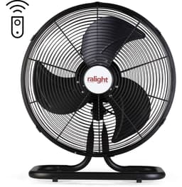 Vloerventilator ø45cm 45W met afstandsbediening zwart — thumbnail 1