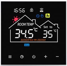 Slimme Thermostaat - Verwarming Controller - Temperatuur Regelen - App Bediening - 16A - Wit — thumbnail 4