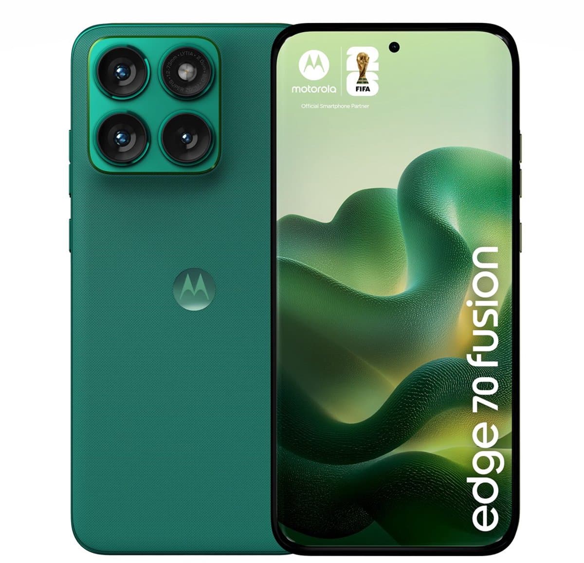 Motorola Moto Edge 70 - Smartphone - 5G - 8GB RAM - 256GB Opslag - Sport Groen — afbeelding 1