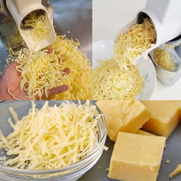 Elektrische Kaasrasp - Groente Versnipperaar - Snel Salade Maken - 300W Krachtige Motor - 45 x 24 x 28 cm — thumbnail 2
