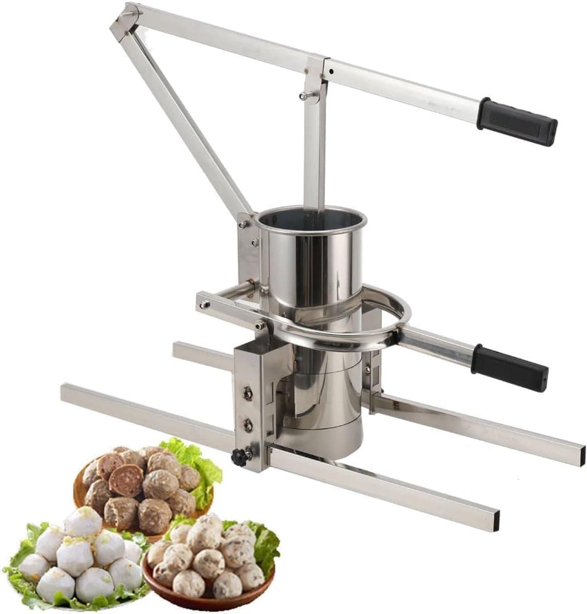Hoogteverstelbare Friteuse - Elektrische Frituurpan - Veilig Frituren - Spatbeschermend Ontwerp - 2.5 Liter - Zilver — afbeelding 1