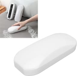 Kruimel Veegmachine - Kruimelverzamelaar Tafel - Snel Opruimen - Ingebouwde Vuilopvang - 21 x 9 x 5 cm - Wit — thumbnail 2