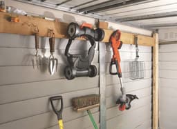 QORA® Kantenmaaier - Grasmaaier - Accugrasmaaier - Zwart/Oranje - 110cm x 39cm x 19cm — thumbnail 5