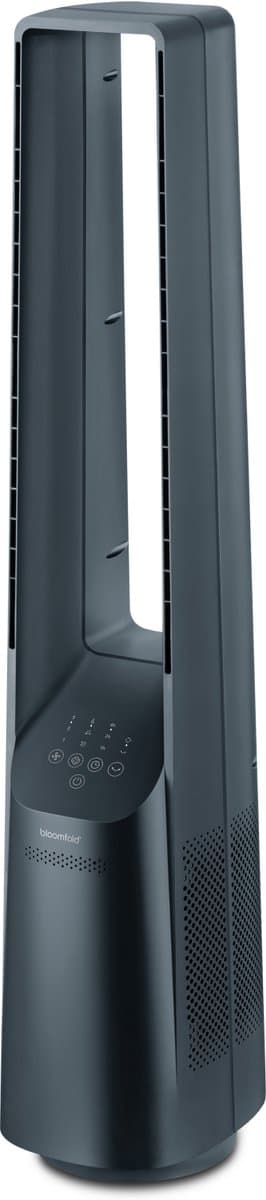 Bloomfold Aero Bladloze Ventilator - 101 cm - Grijs - Afstandsbediening - 4 Modi - Slaapstand - 7 uur Timer - 6 Snelheidsstanden — afbeelding 1