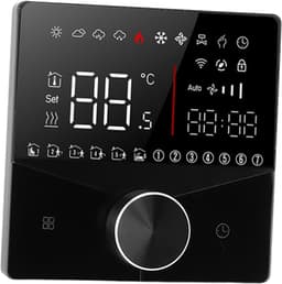 Digitale Thermostaat - Intelligente Regelaar - Verwarming Regelen - LCD Kleurendisplay - 5-70℃ - Zwart — thumbnail 5