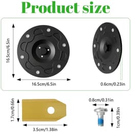 Dailygoods- Messerscheibenset voor Segway Navimow Mähroboter - 30x Bladen - Glasvezelversterkte Messerscheibe - Tuning - Grasmaaier Draaischijf - Schokbestendig - Maaimes — thumbnail 5