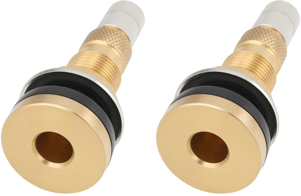 Dailygoods- Ventiel Precisieklepvervanging - 2 Stuks - Lekbestendige Afdichting - Compatibel met John Deere - Eenvoudige Installatie - Betrouwbare Bandenspanning - Bandventiel — afbeelding 1