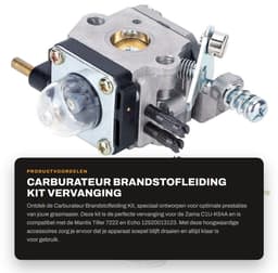 Dailygoods- Carburateur Vervangingsset - Carburateur Reiniger - Carburateur Afstelgereedschap - Geschikt voor Zama C1U-K54A - Lichtgewicht Aluminium - Eenvoudige Installatie - Grasmaaier Carburateur — thumbnail 1