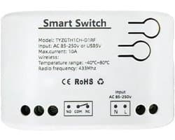 Slimme Temperatuur Controller - Schakelaar Meter - Klimaatbeheersing Thuis - Waterdichte Sonde - 10A 85-250V - Wit