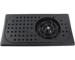 Kan Spoeler - Beker Wasmachine - Efficiënt Reinigen - 360 Graden Spoelen - 32.5 x 18 cm - Zilver