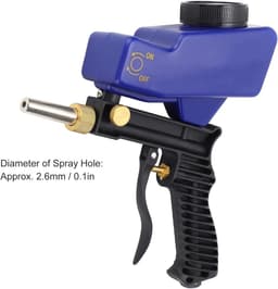 SnelShoppen - Gravity Zandstraalgun, Draagbare Hand zandstraal, 70-150 PSI 6000 RPM, Lucht zandspuit, Jetgun, Stralingsmachine gereedschap set, Verfsp — thumbnail 2