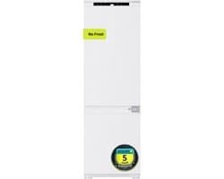 Exquisit EKGC270-75-E-NF-040E Inbouw Koel-vriescombinatie – 5 jaar garantie - 253 liter – No Frost – Energielabel E – Wit