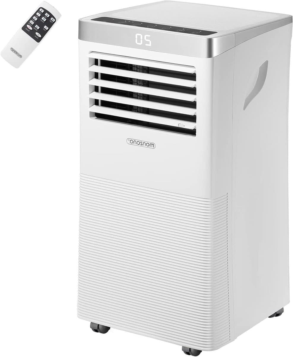 Mobiele Airco - Airconditioner Ontvochtiger - Ruimte Koelen - 4in1 Multifunctioneel - 7000 BTU - Wit — afbeelding 1