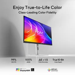ASUS ProArt Display PA279CDV - 4K OLED Grafisch Design Monitor - 99% DCI-P3, ΔE < 1.5 - USB-C 96W - USB Hub - 120Hz - 27 Inch — thumbnail 2