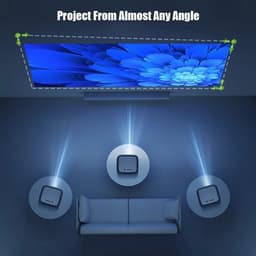 Byintek - X25 - Beamer - Projector Beamer - Mini Meamer - 1920x1080dpi - Automatische focus - met WiFi - 900 ANSI lumens - 101W - Zwart — thumbnail 5