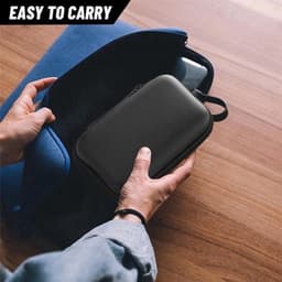Robuuste & schokbestendige tas hoes voor draagbare SSD externe harde schijf - zwart — thumbnail 4