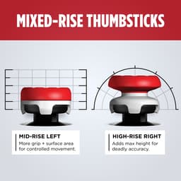 KontrolFreek FPS Inferno Thumbsticks - Rood/Wit (Xbox) — thumbnail 2