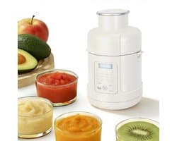 Babyvoedselmaker, babypapbereider, automatisch koken en versnipperen voor gezonde zelfgemaakte babyvoeding, BPA-vrij