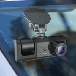 Dashcam - Autocamera, Autodashcam | Draadloze, robuuste en duurzame autodashcam met display, draagbare autodashcam in zwart — thumbnail 3