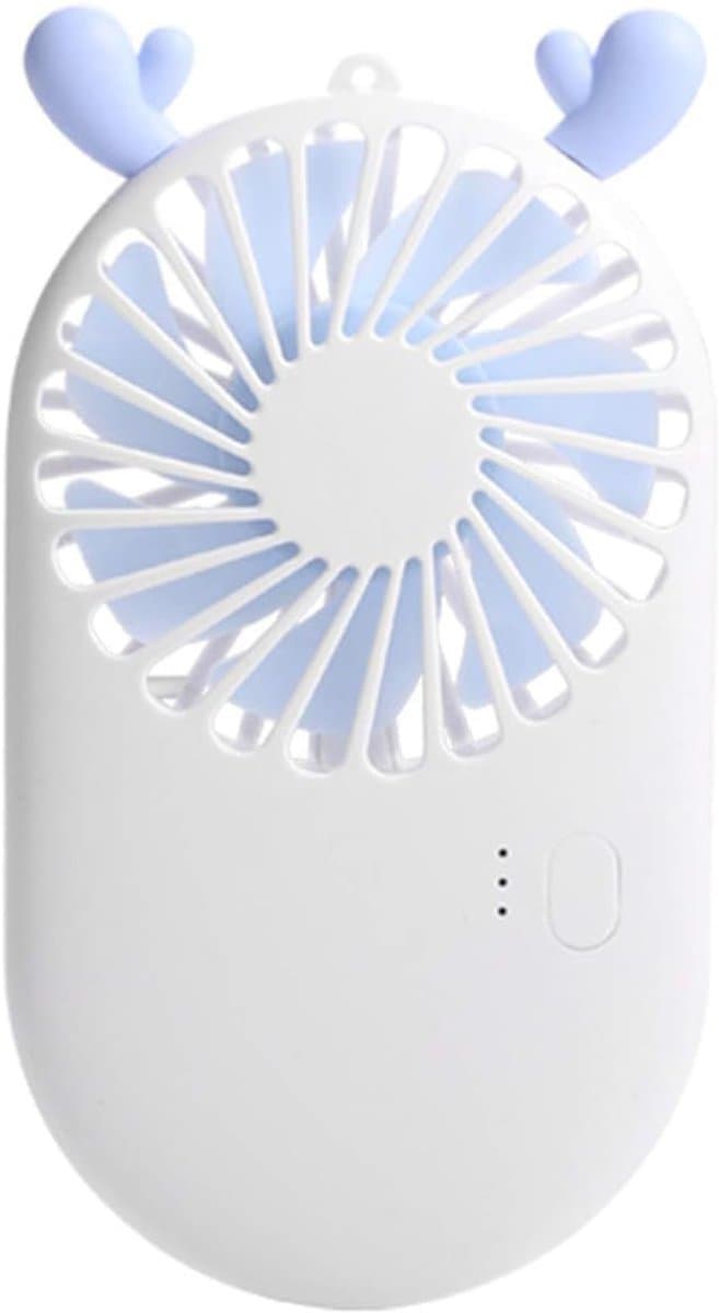 Krachtige mini-tafelventilator, draagbaar en elektrisch, met 800 mAh-accu, stil, voor thuis of onderweg — afbeelding 1