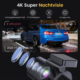 SP® Dashcam - Dashcam voor Auto - Dashcam voor En Achter - Zwart - 4cm x 6cm x 3cm — thumbnail 2