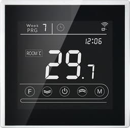Slimme Thermostaat - Temperatuurregelaar - Verwarming Regelen - Wifi Bediening - 86x86mm - Wit — thumbnail 5